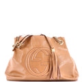 Soho Chain Strap Shoulder Bag Patent Medium