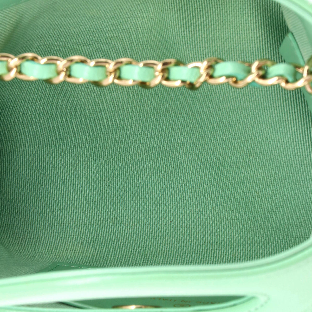 31 Shopping Bag Clutch with Chain Quilted Lambskin Small