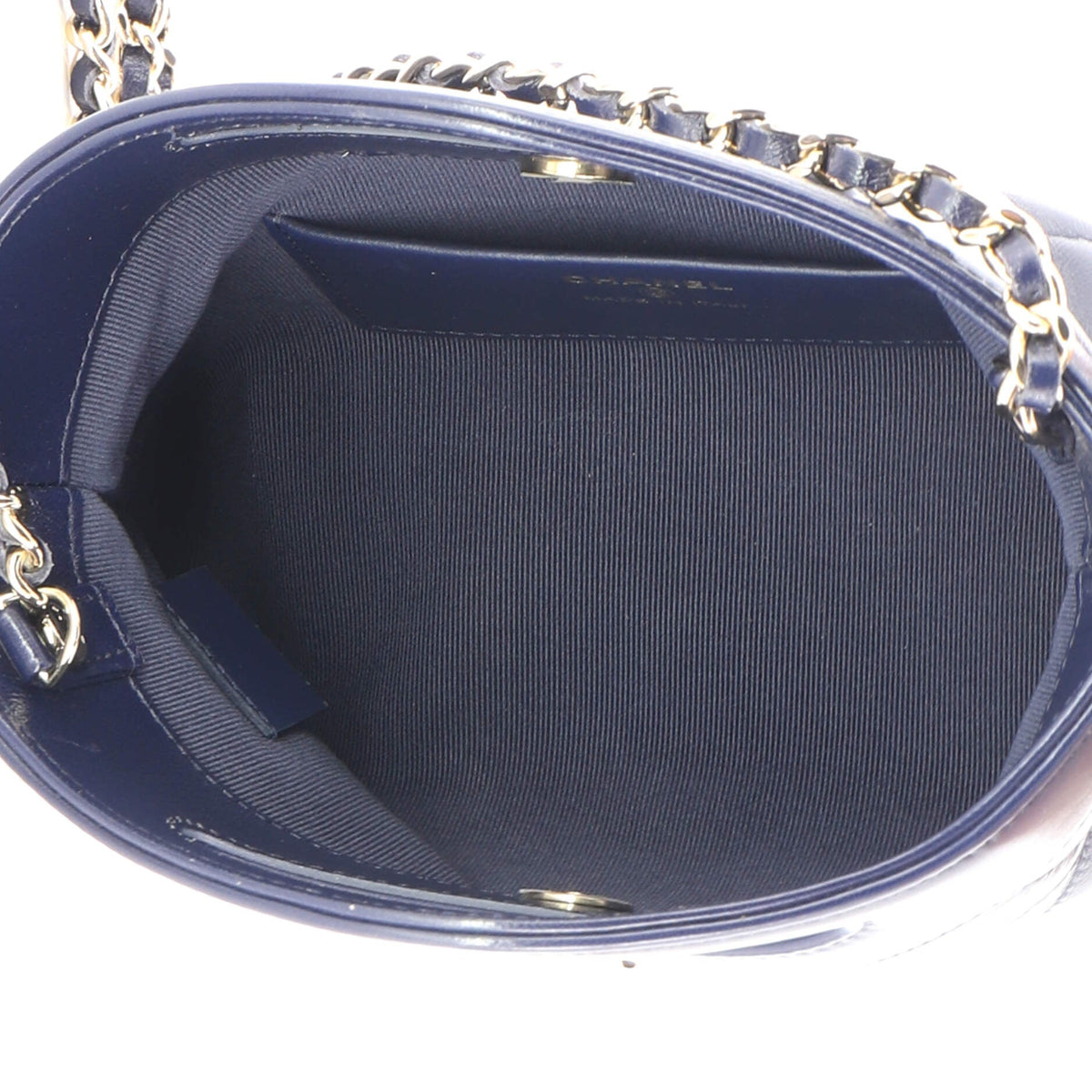 31 Shopping Bag Clutch with Chain Quilted Lambskin Small