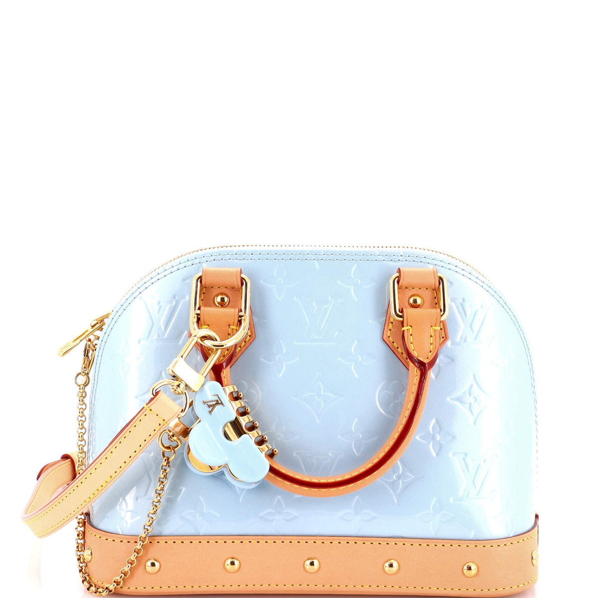 Alma Charm Chain Handbag Monogram Vernis BB