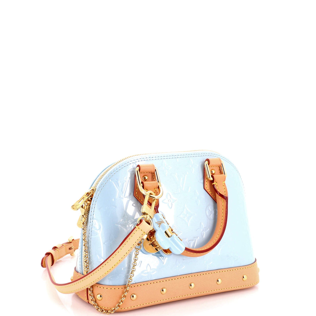 Alma Charm Chain Handbag Monogram Vernis BB