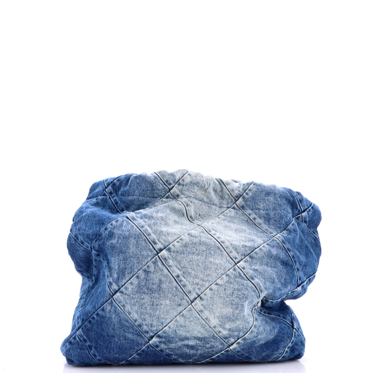 22 Chain Hobo Quilted Denim Medium