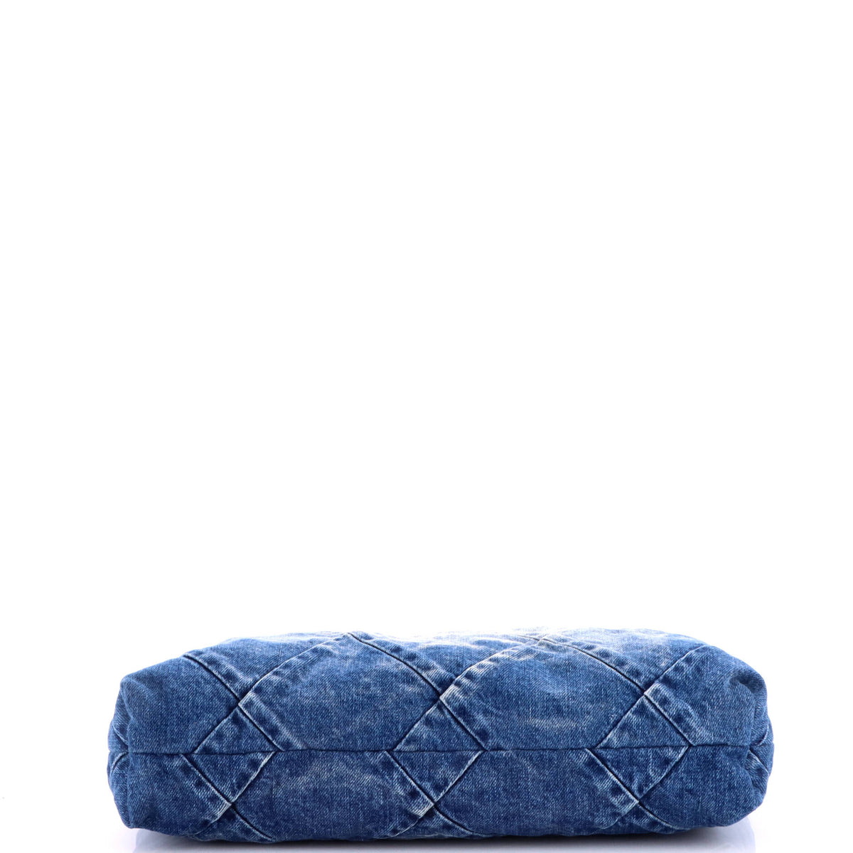 22 Chain Hobo Quilted Denim Medium
