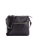 Front Zip Messenger GG Embossed Perforated Leather Small