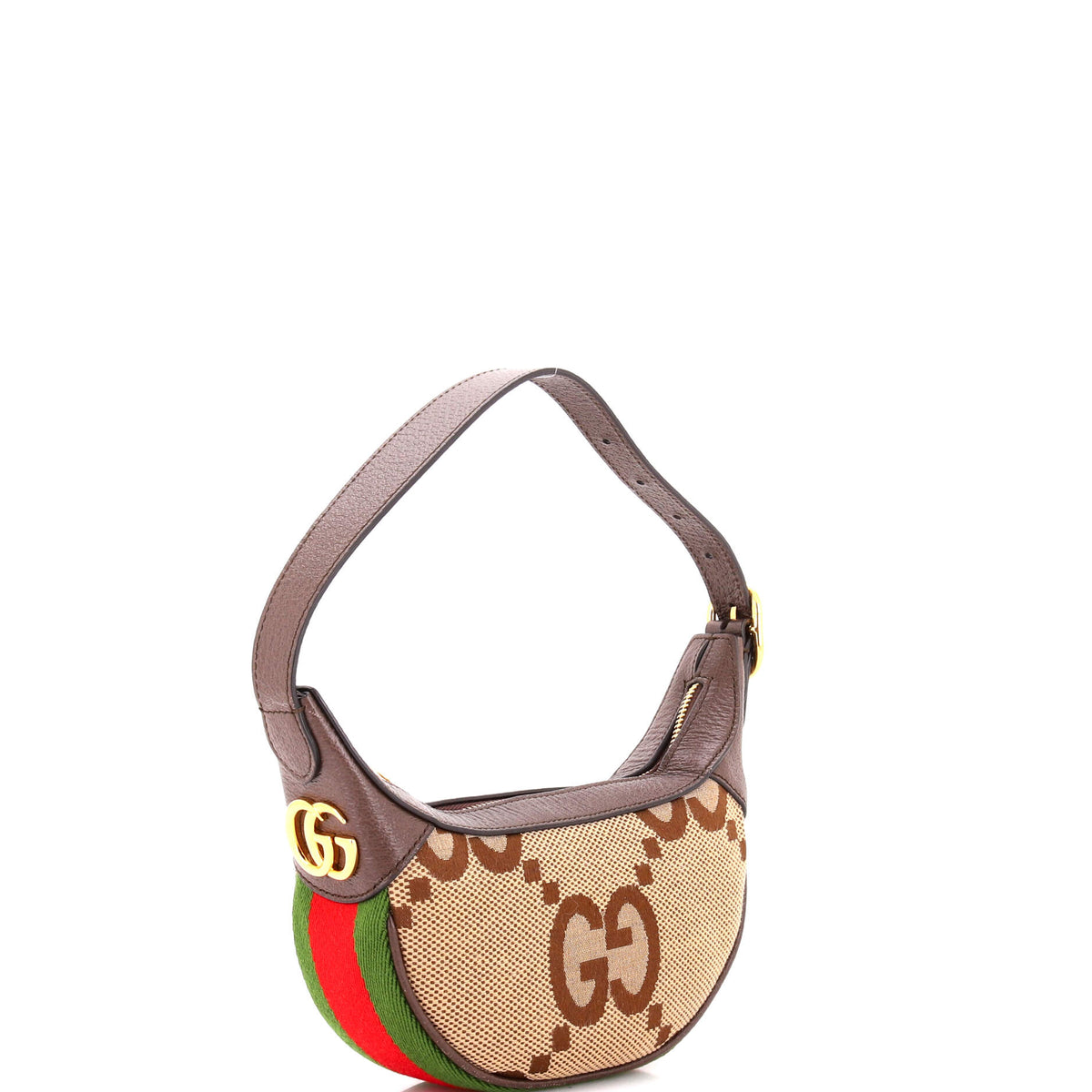 Ophidia Half Moon Bag Jumbo GG Canvas Mini