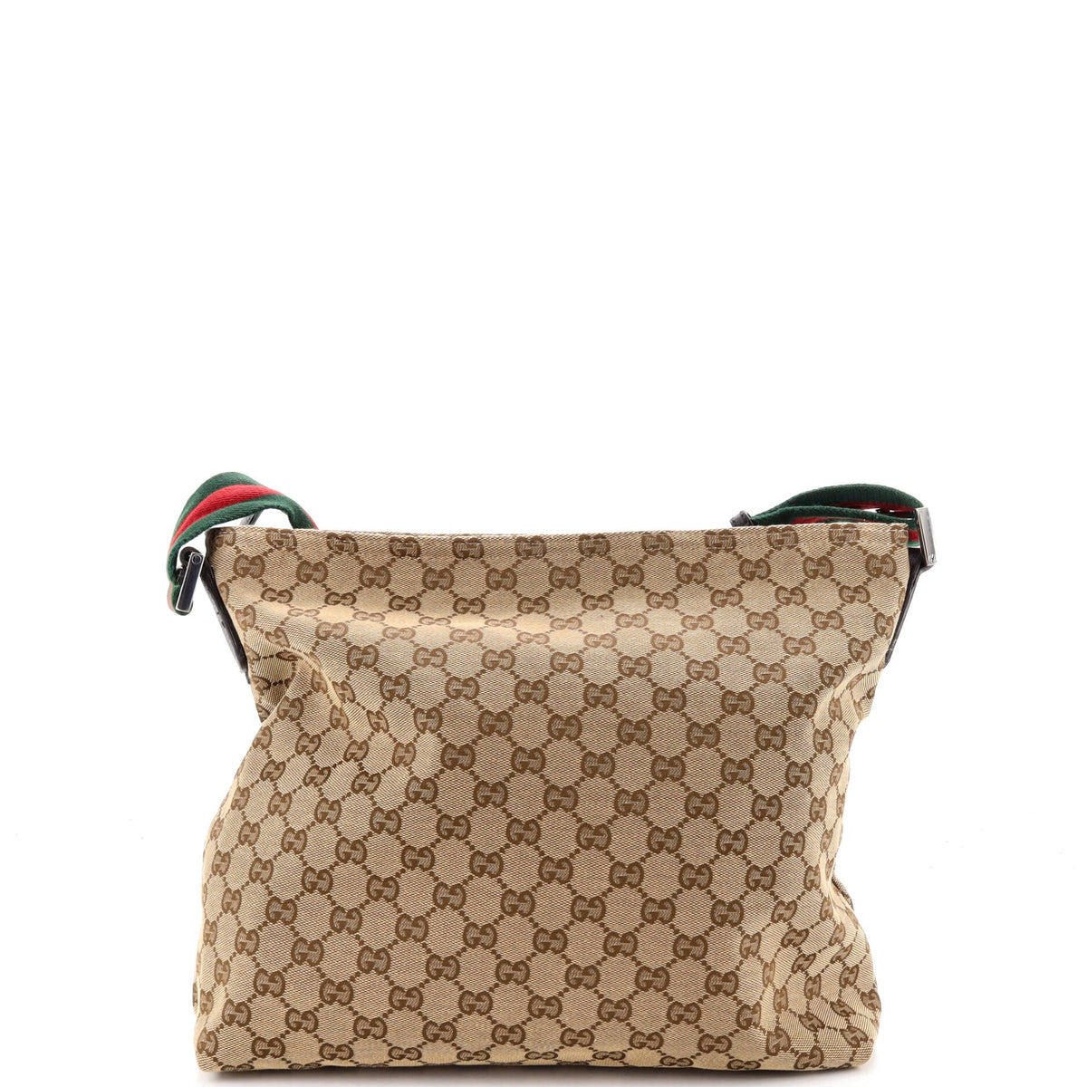Front Pocket Web Messenger GG Canvas Medium