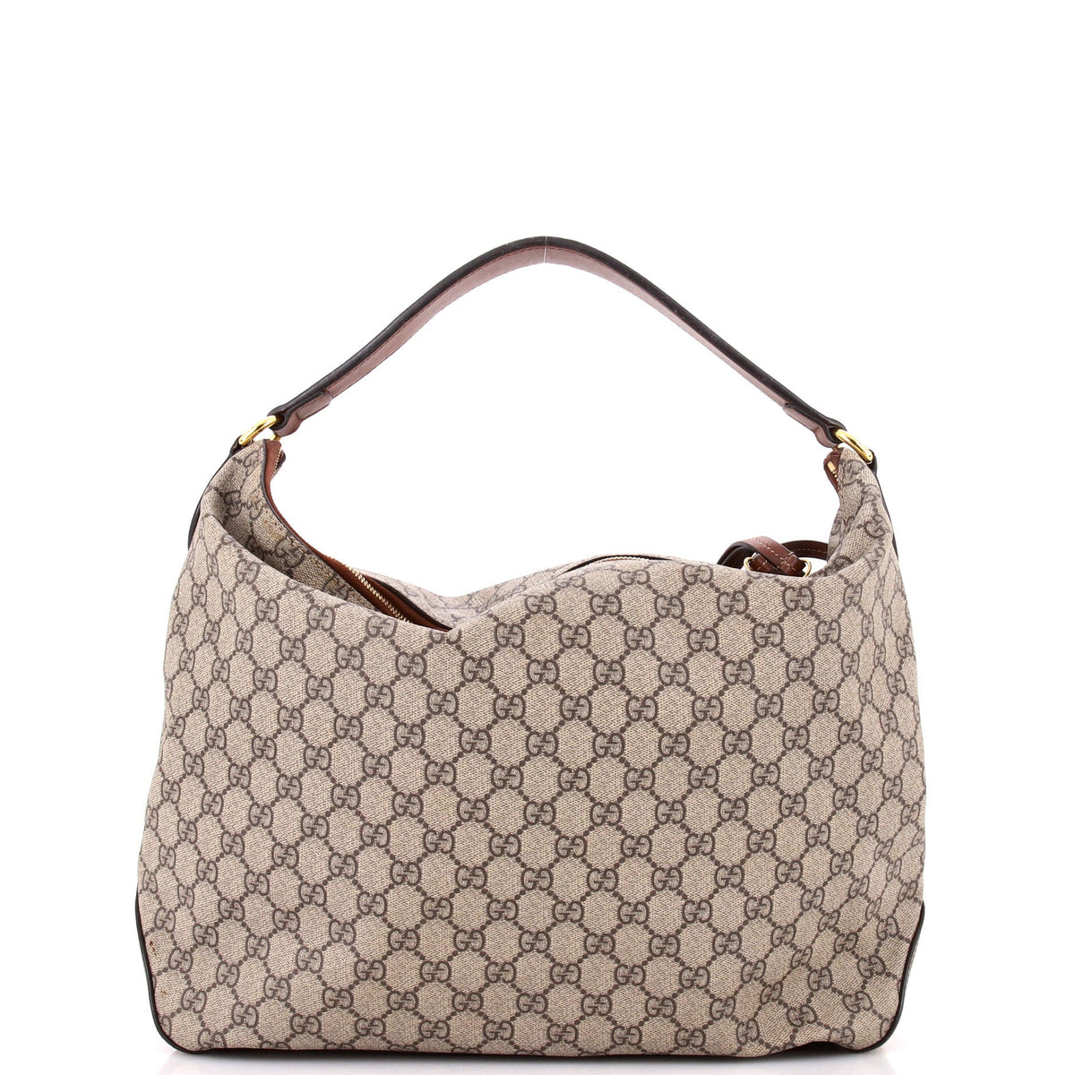Chain Hobo GG Coated Canvas Large