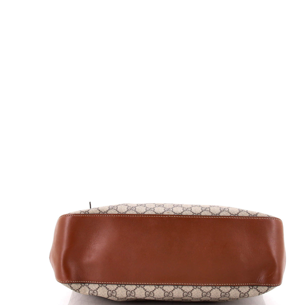Chain Hobo GG Coated Canvas Large