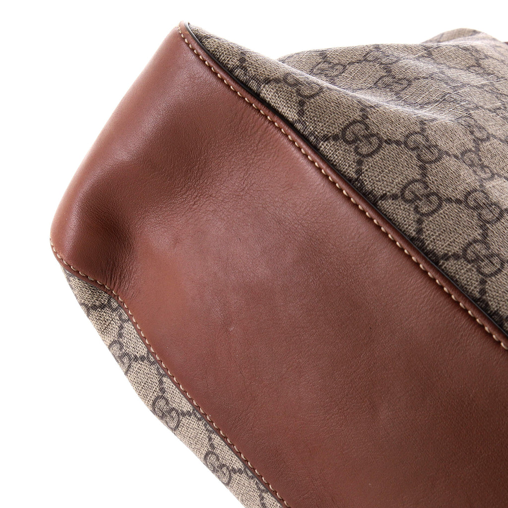 Chain Hobo GG Coated Canvas Large