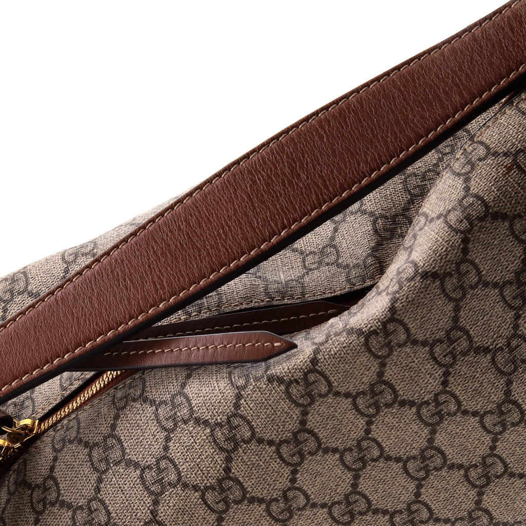 Chain Hobo GG Coated Canvas Large
