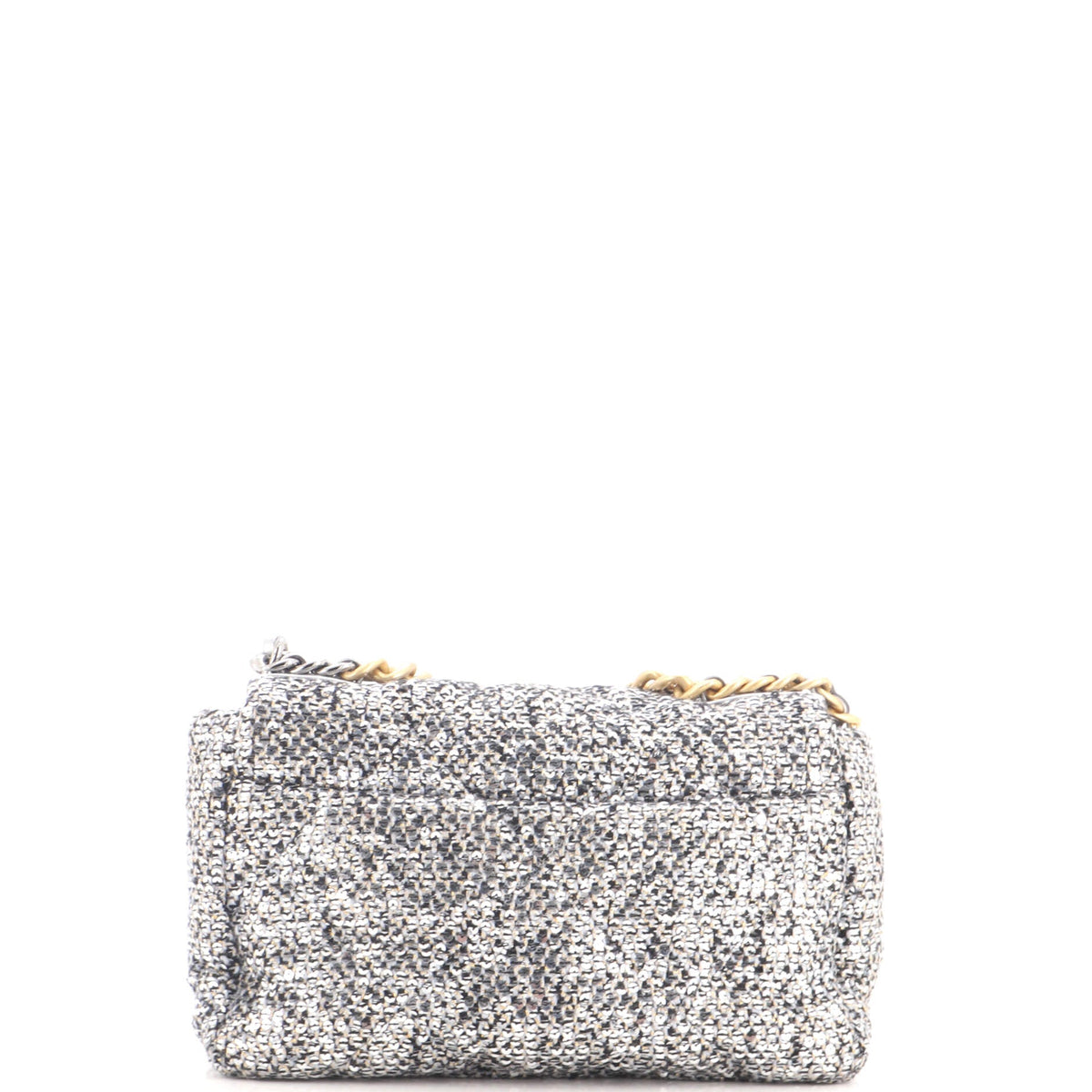 19 Flap Bag Quilted Sequins Medium