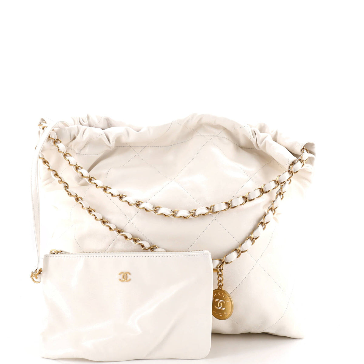22 Chain Hobo Quilted Calfskin Medium