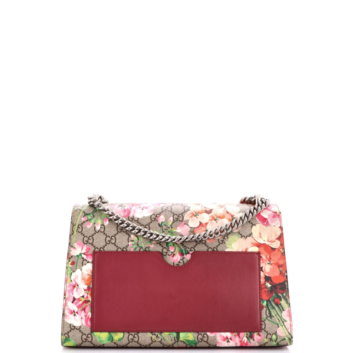 Padlock Shoulder Bag Blooms Print GG Coated Canvas Medium