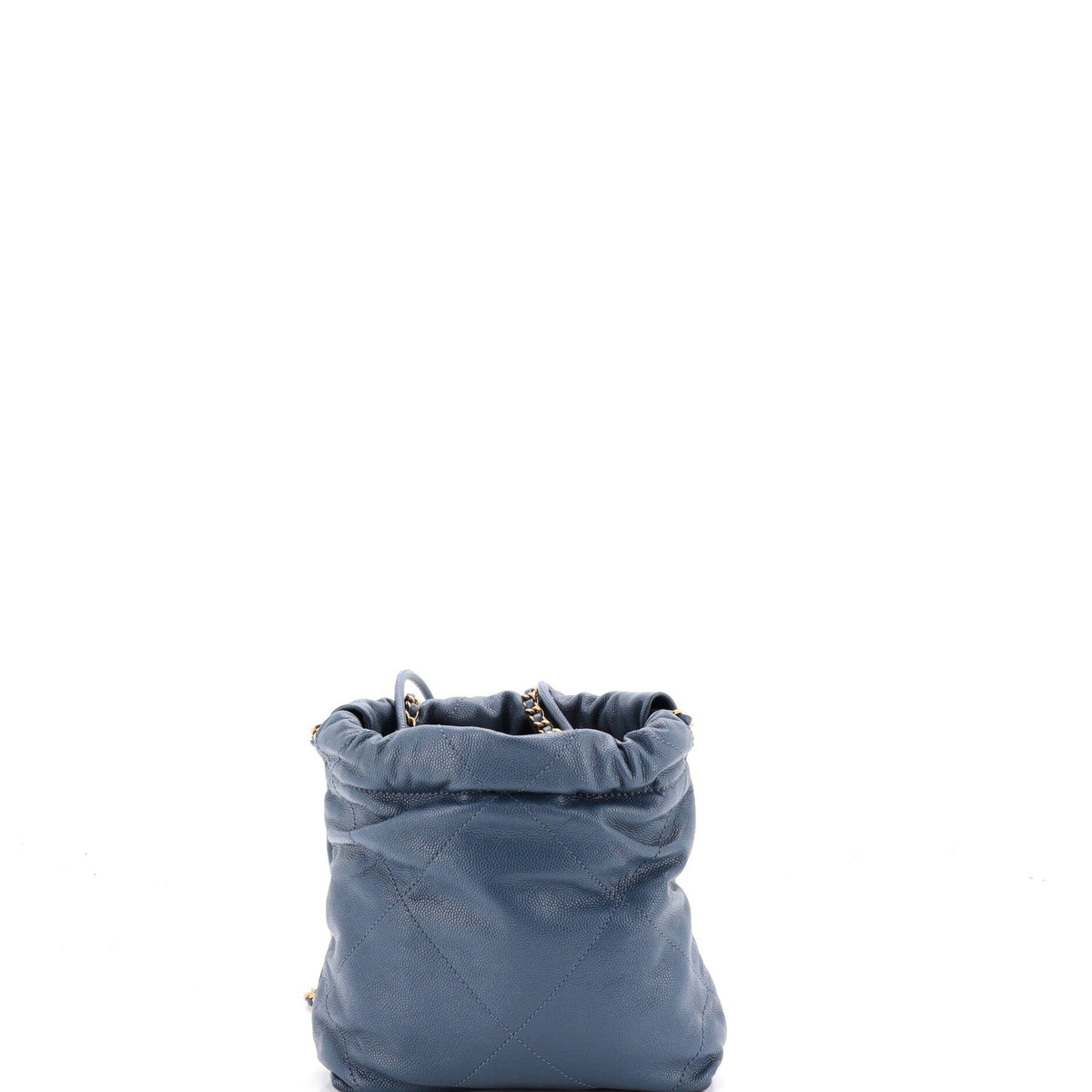 22 Chain Hobo Quilted Caviar Mini