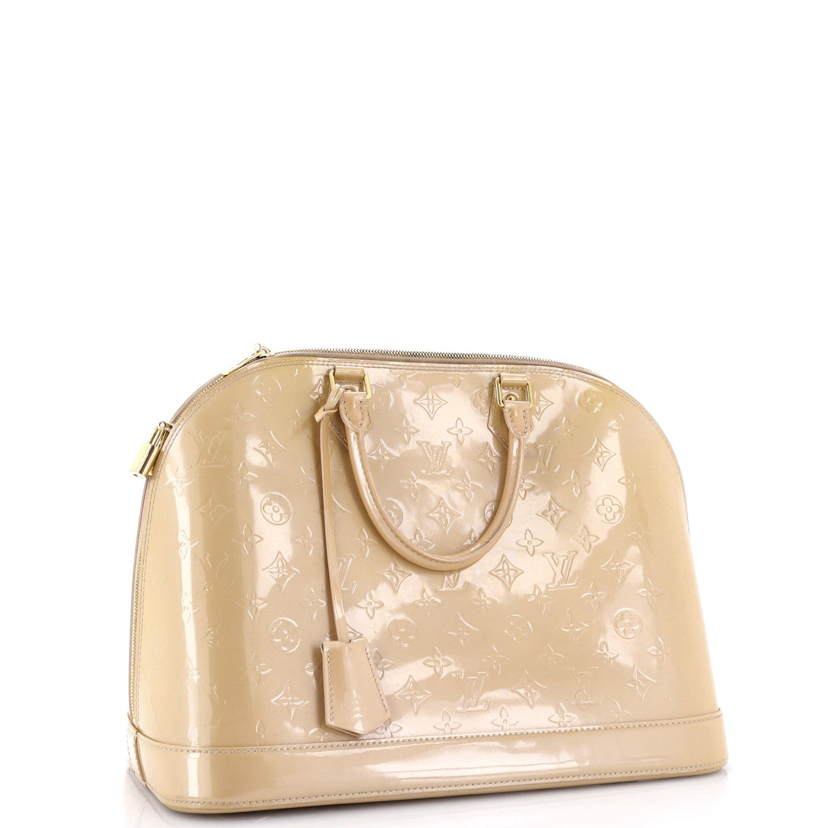 Alma Handbag Monogram Vernis GM