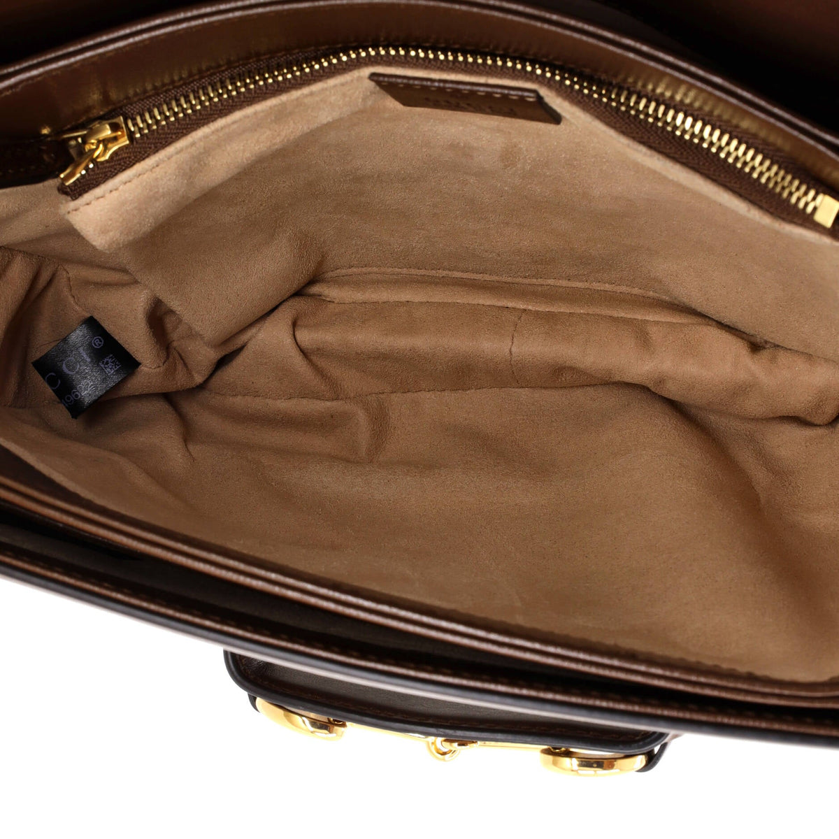 Horsebit 1955 Shoulder Bag GG Coated Canvas with Leather Small