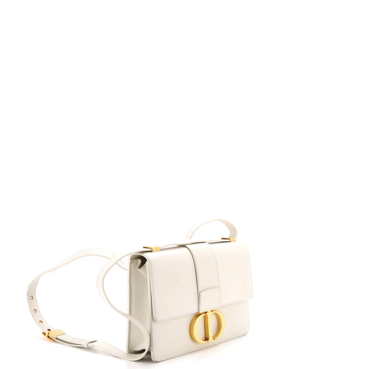 30 Montaigne Flap Bag Leather