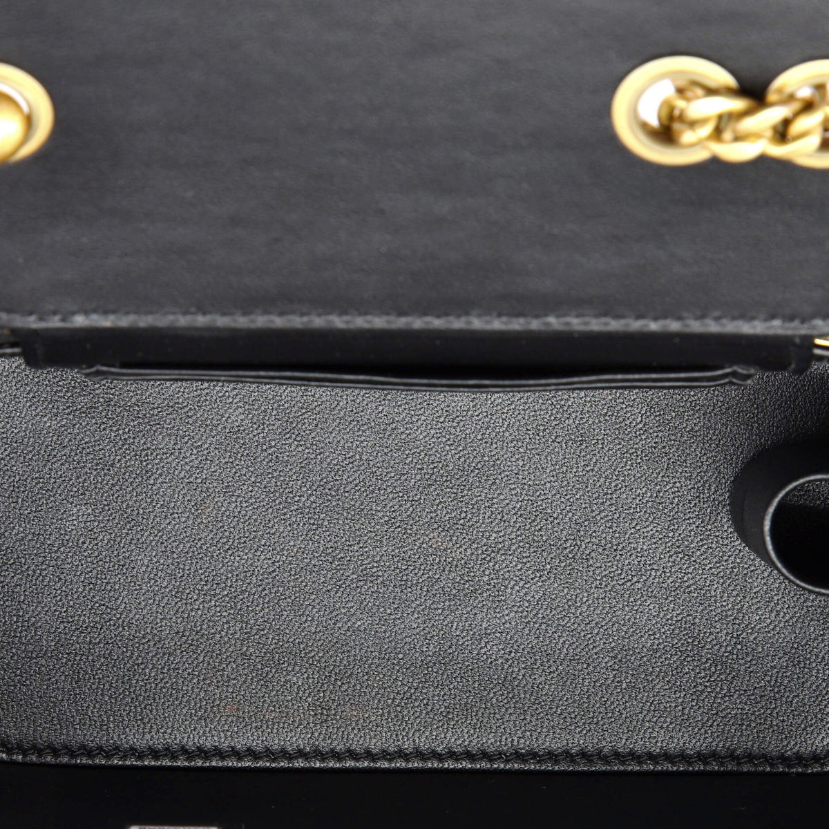 All Slide Long Vanity Case with Chain Quilted Lambskin Small