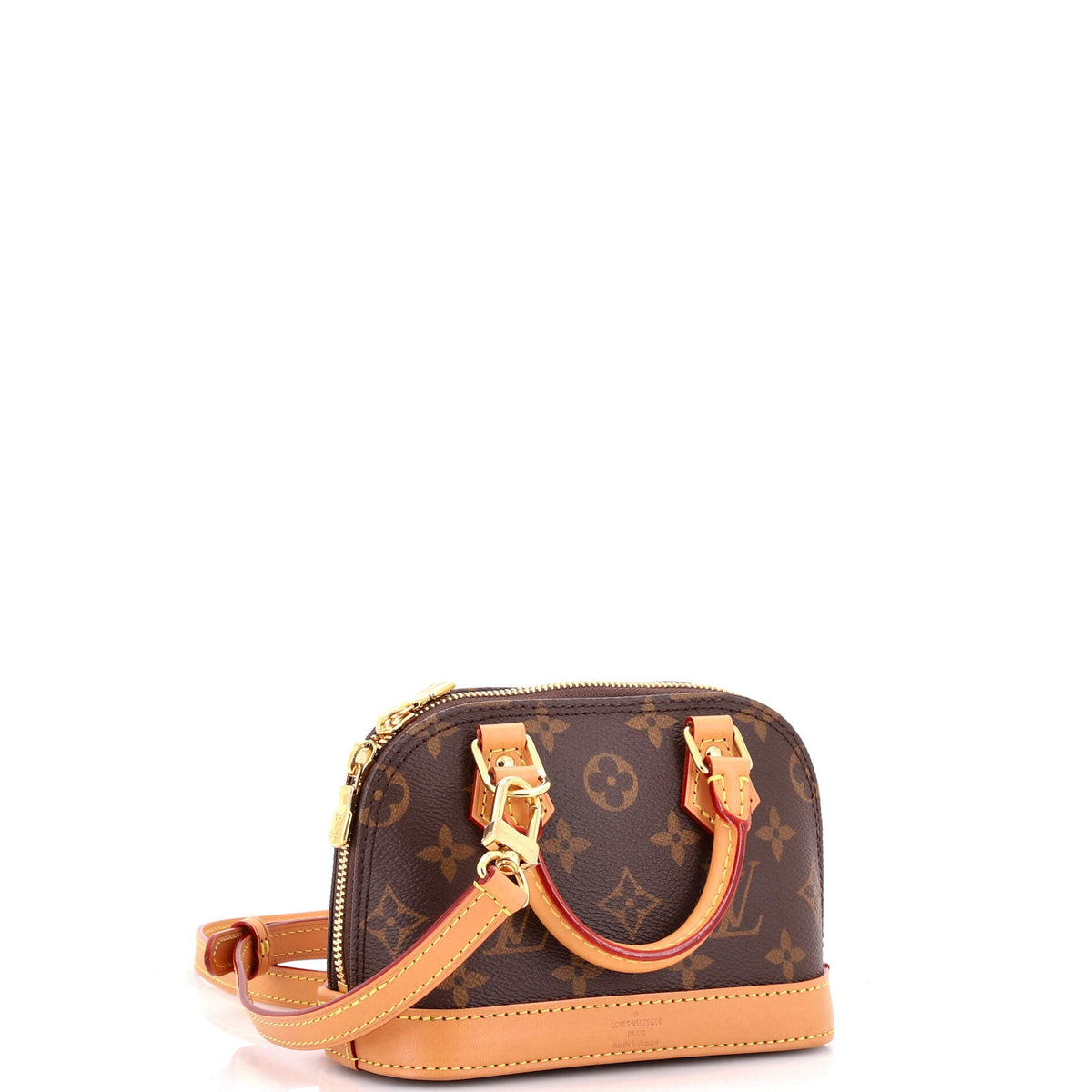 Alma Handbag Monogram Canvas Nano