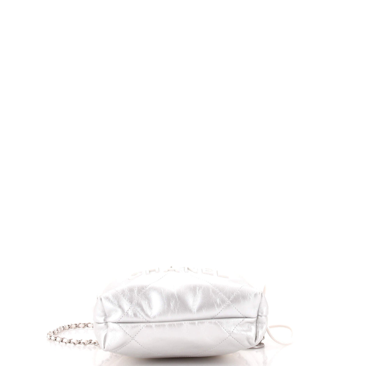 22 Chain Hobo Quilted Metallic Degrade Calfskin Mini