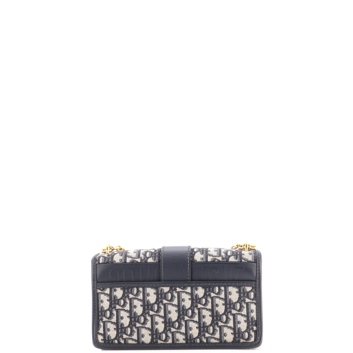 30 Montaigne Chain Flap Bag Oblique Canvas East West