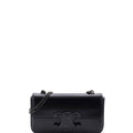 Triomphe Chain Shoulder Bag Leather Small