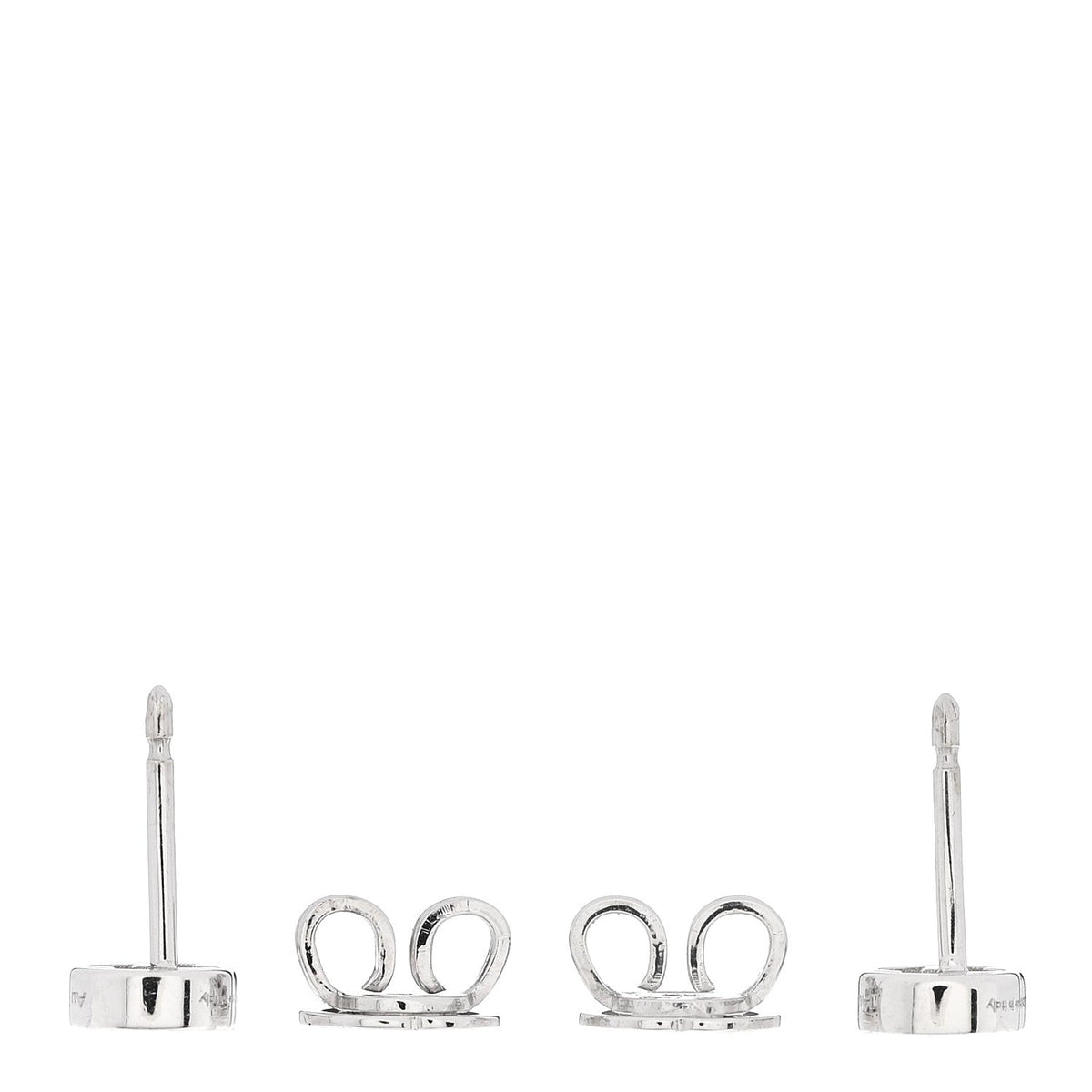 18K White Gold Interlocking G Stud Earrings