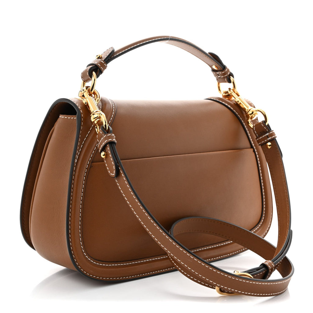 Calfskin Large Blondie Top Handle Flap Bag Sundial