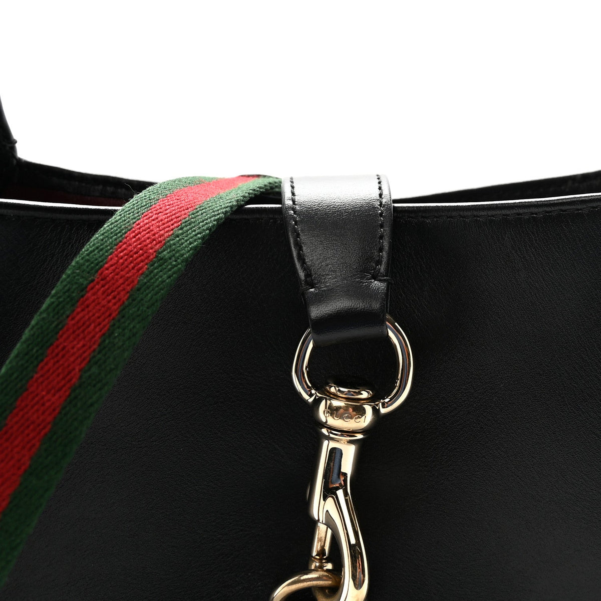 Calfskin Small Jackie Shoulder Bag Black