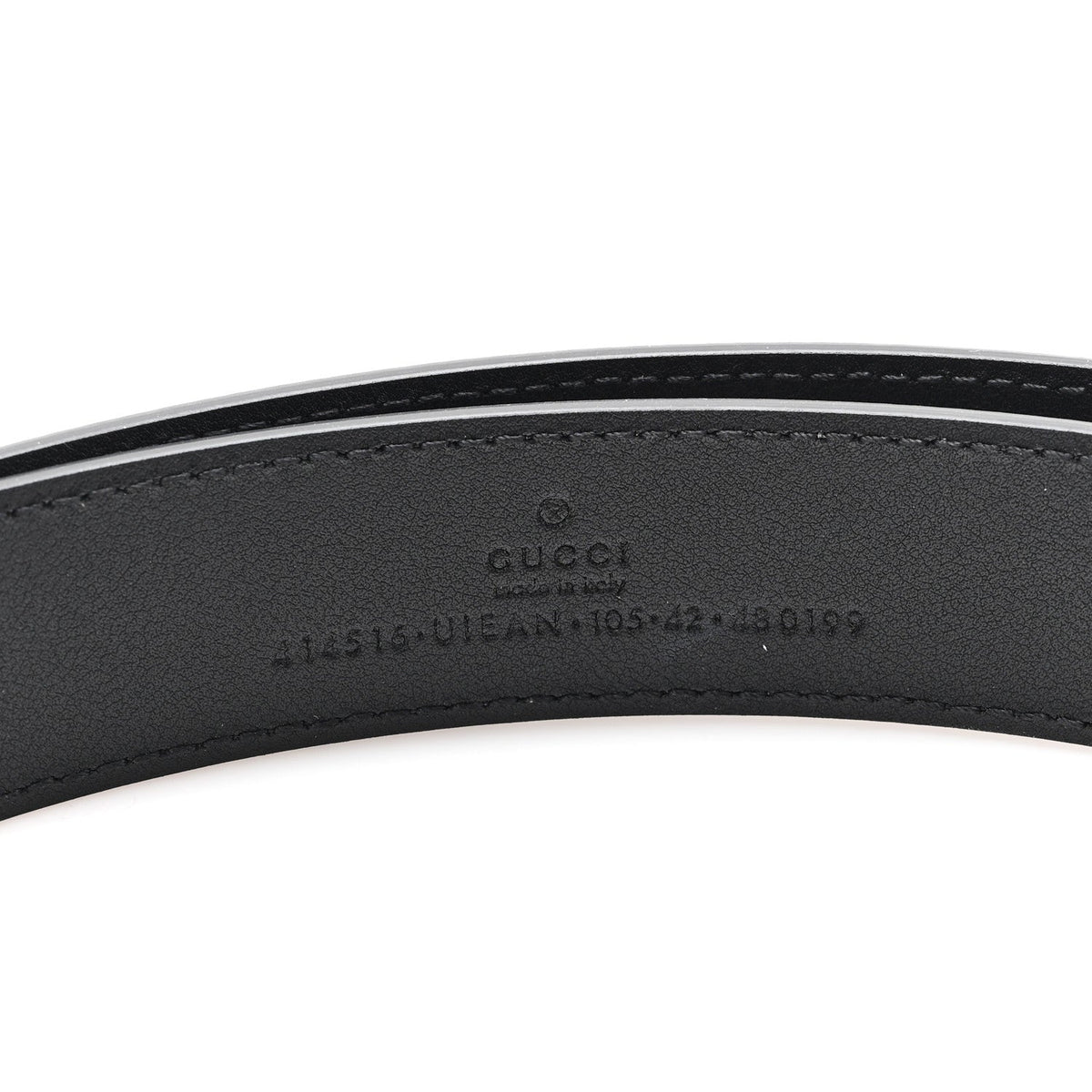 GG Supreme Monogram Bee Multicolor Appia Calfskin 30mm Belt 105 42 Black