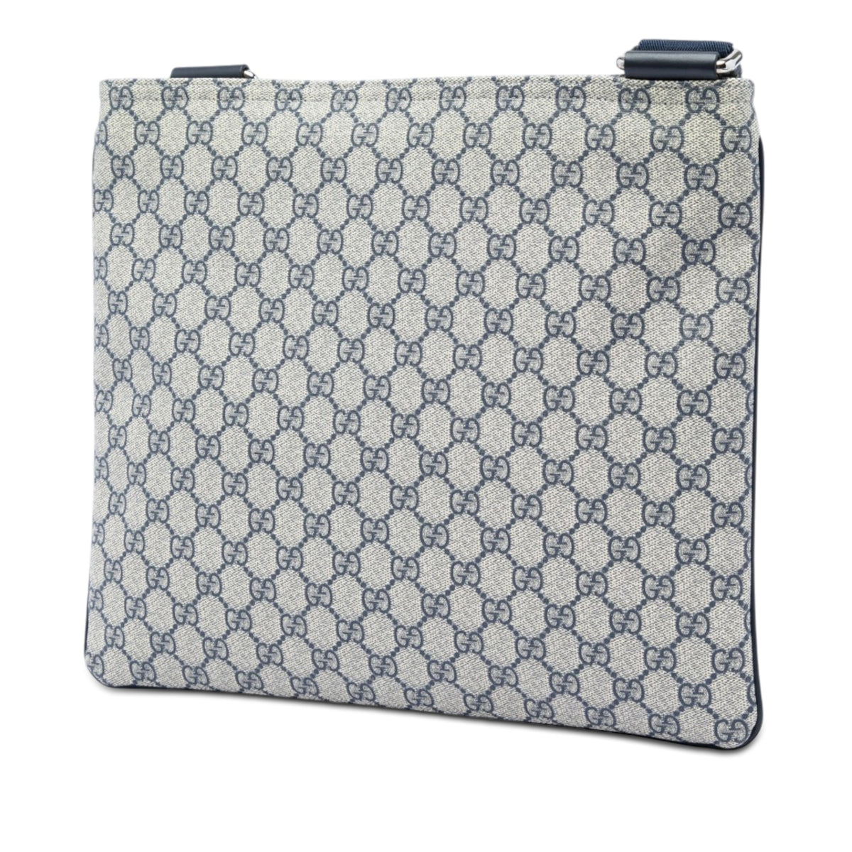 Zip Top Messenger Bag GG Coated Canvas Large