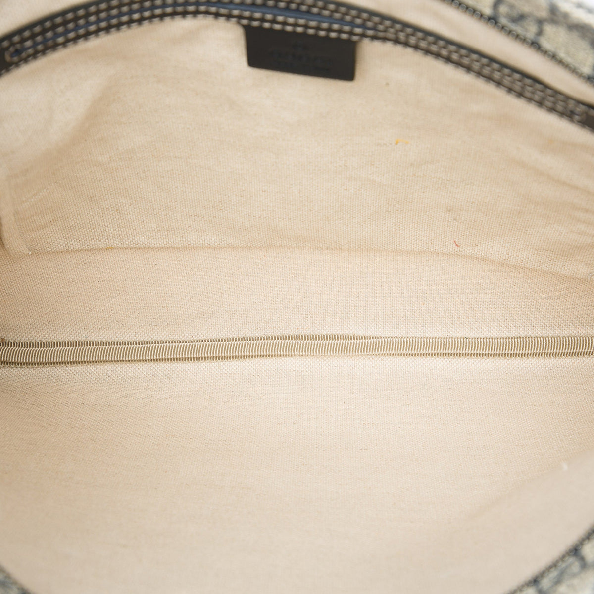 Zip Top Messenger Bag GG Coated Canvas Large
