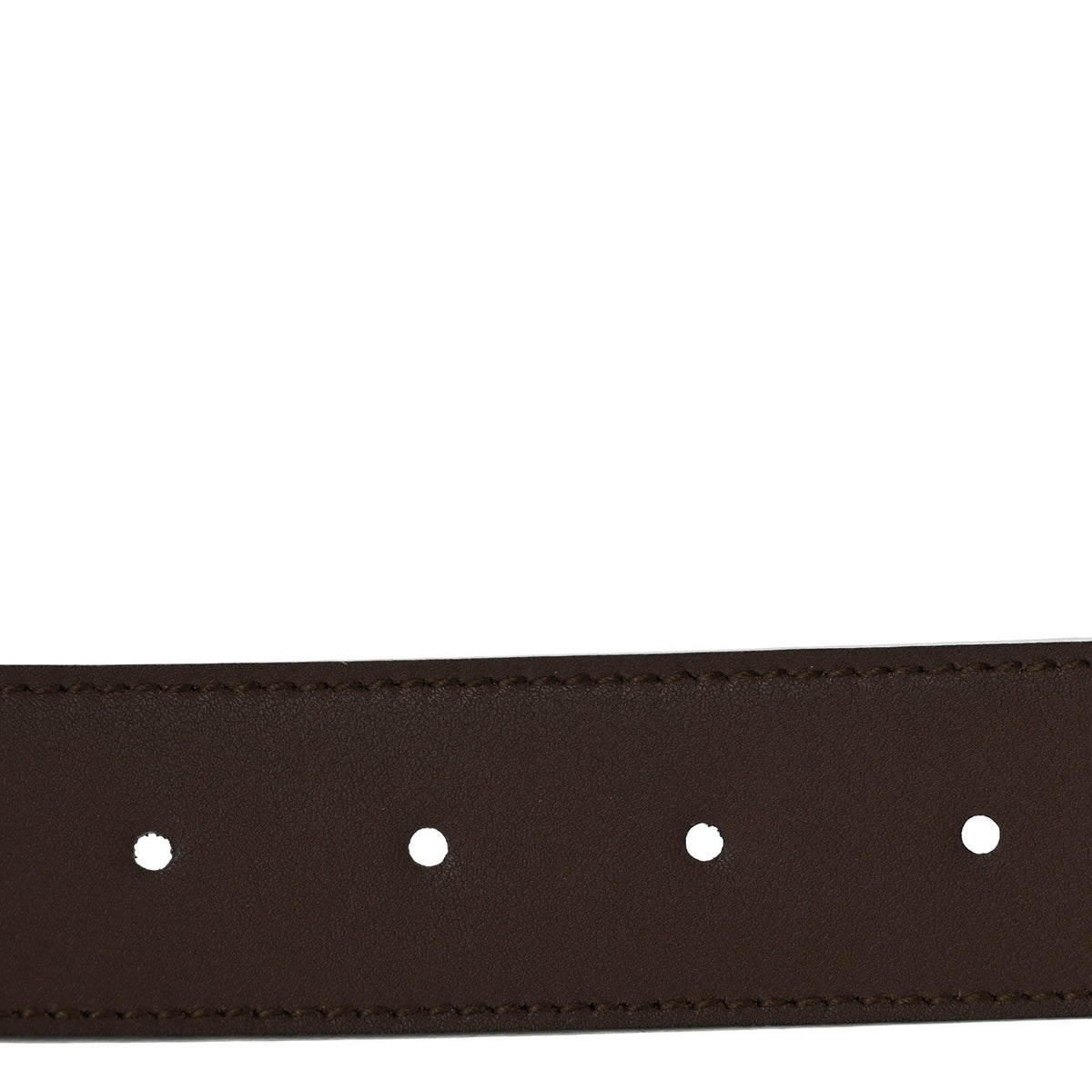 Supreme Monogram Calfskin Rectangular Belt 75 30 Brown