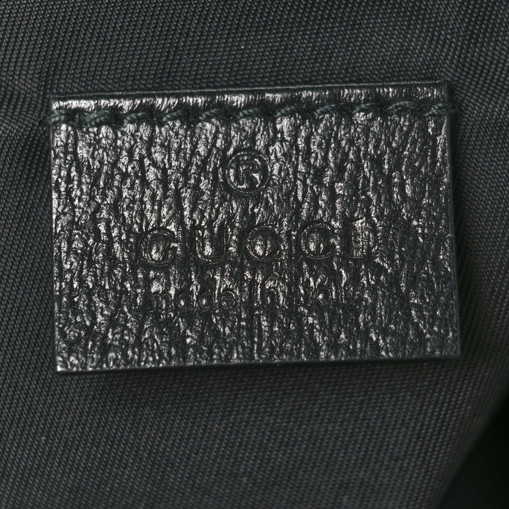 Nylon Retro Patch Convertible Belt Bag Black