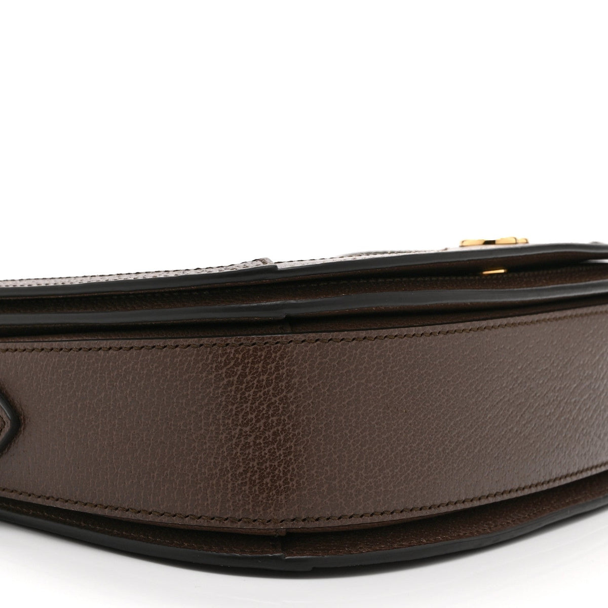 GG Supreme Monogram Web Small Ophidia Flap Messenger Bag Brown