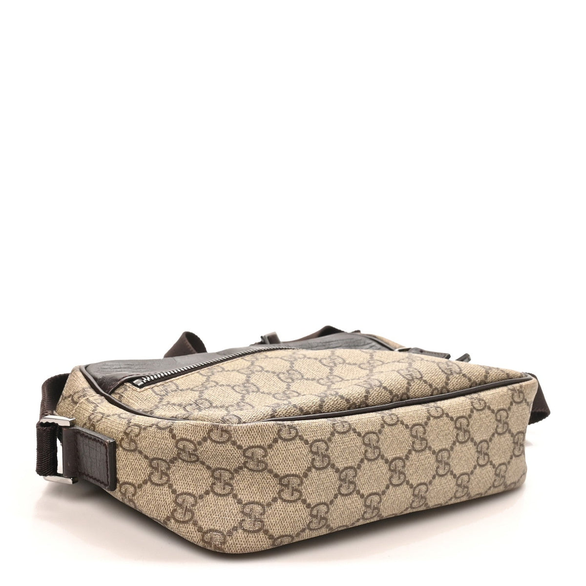 GG Plus Monogram Shoulder Bag Dark Brown