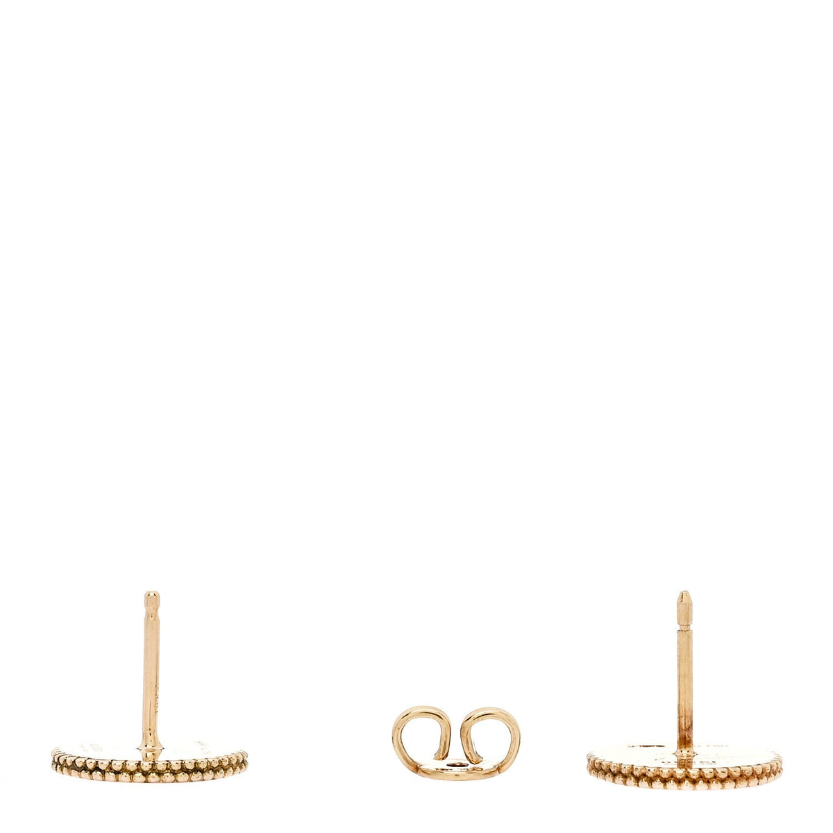18K Yellow Gold Enamel Icon Blooms Earrings
