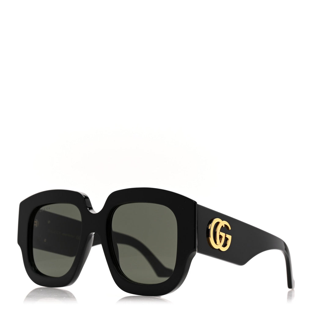 Acetate Square Sunglasses GG1546S Black