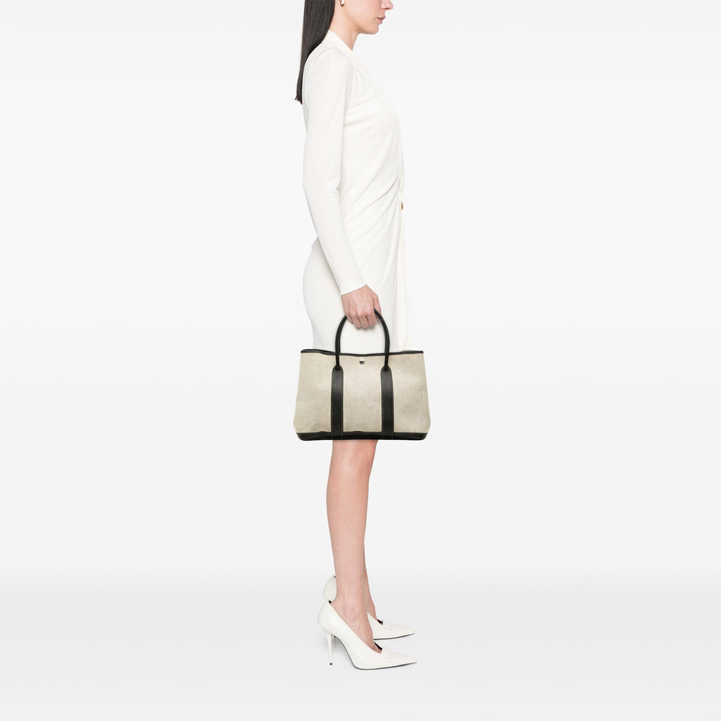 Garden Party Tote Toile and Leather 36