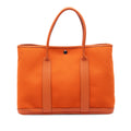 Garden Party Tote Toile and Leather 36