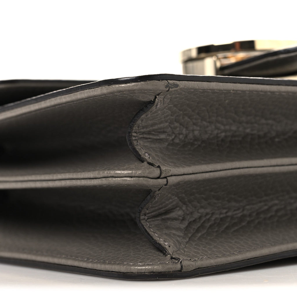 Dollar Calfskin Small Interlocking G Shoulder Bag Loess