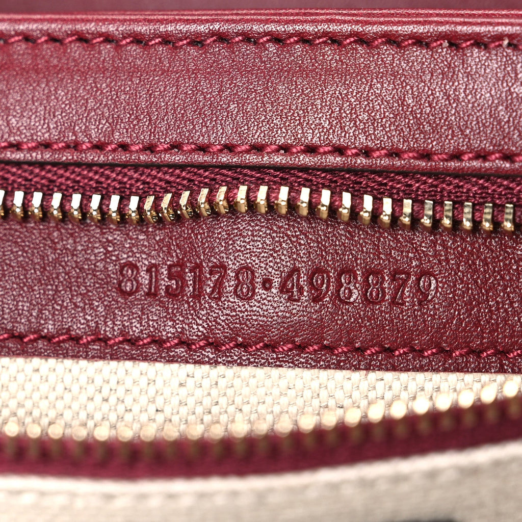 Arabella Calfskin Horsebit 1955 Shoulder Bag Rosso Ancora