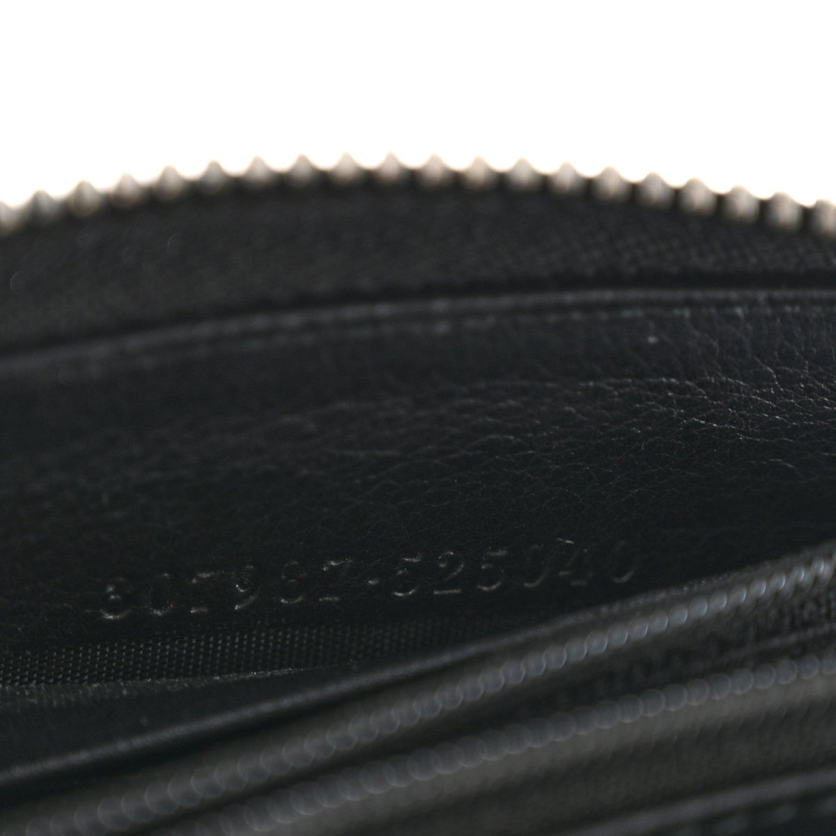 Guccissima Signature Microguccissima Bree Zip Around Wallet Black