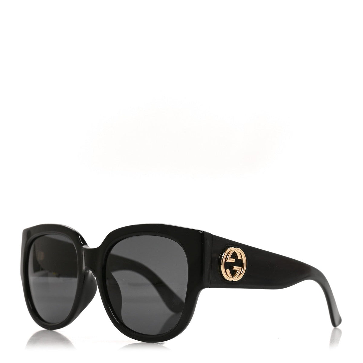 Acetate Square Frame Sunglasses GG0142SA Black