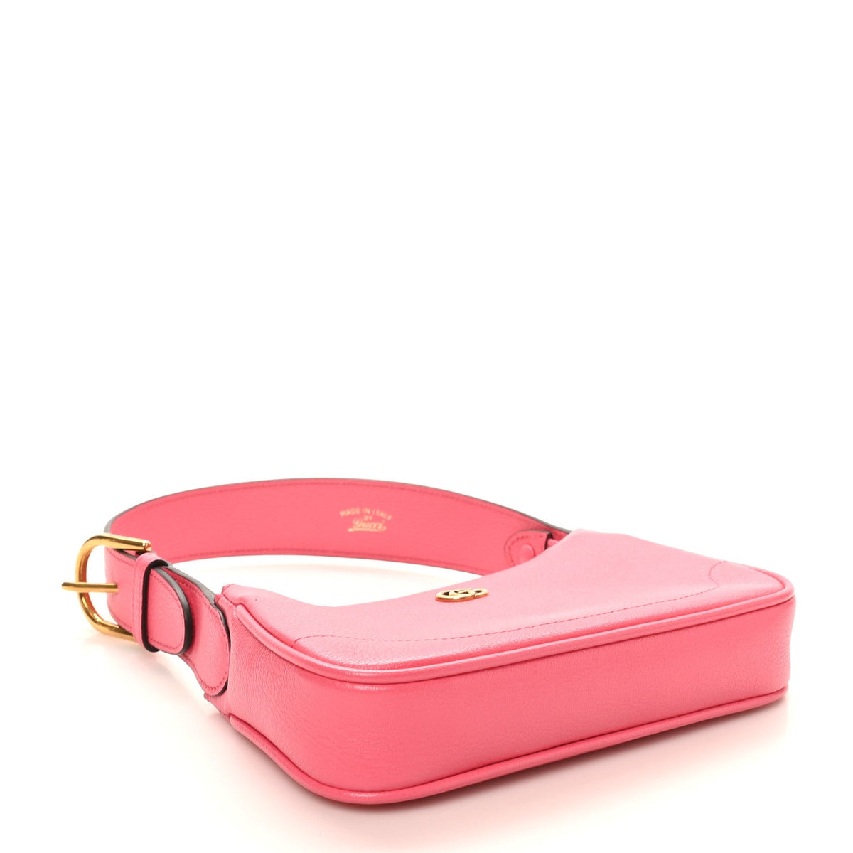 Goatskin Mini Aphrodite Shoulder Bag Rhodamine Pink