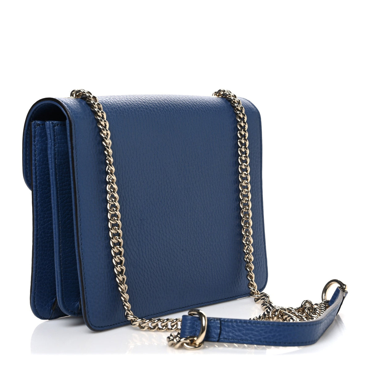 Dollar Calfskin Small Interlocking G Shoulder Bag Caspian
