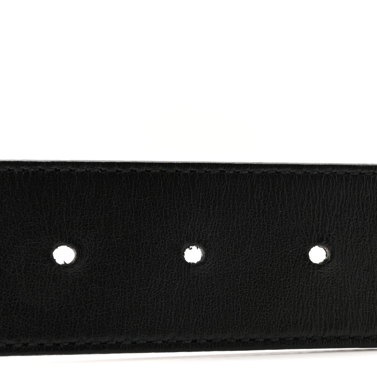 GG Supreme Monogram Plutone Calfskin Double G Reversible 37mm Belt 80 32 Beige Ebony New Acero
