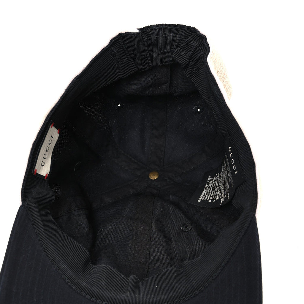 Gabardine Gucci Headband Baseball Hat L Black