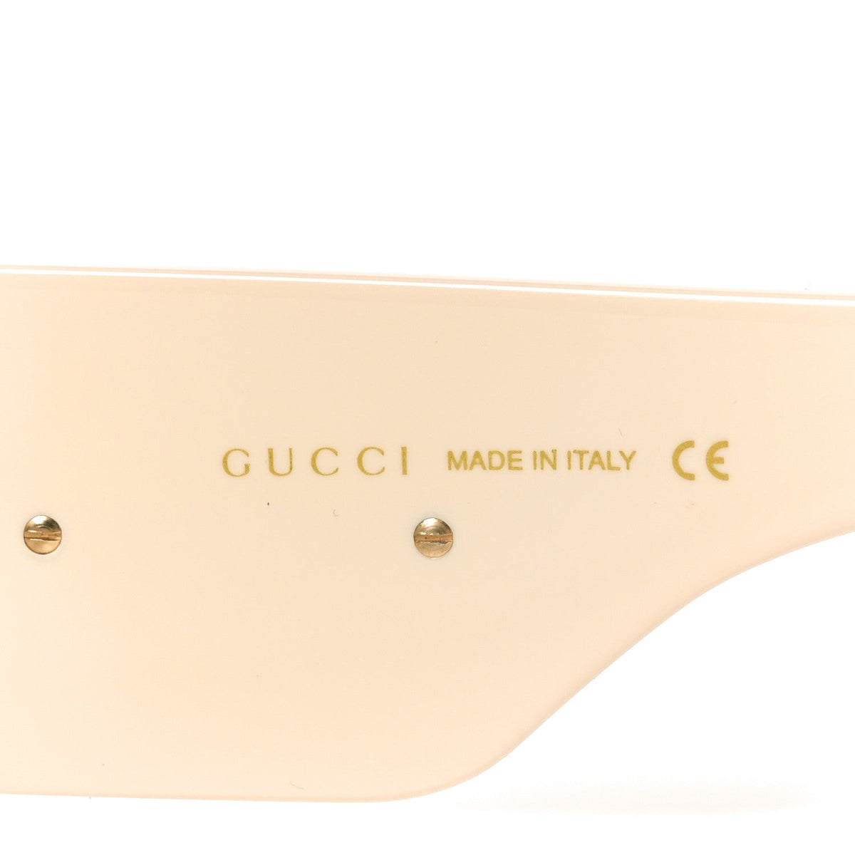 Acetate Crystal Oversize Hollywood Forever Sunglasses GG0144S Ivory