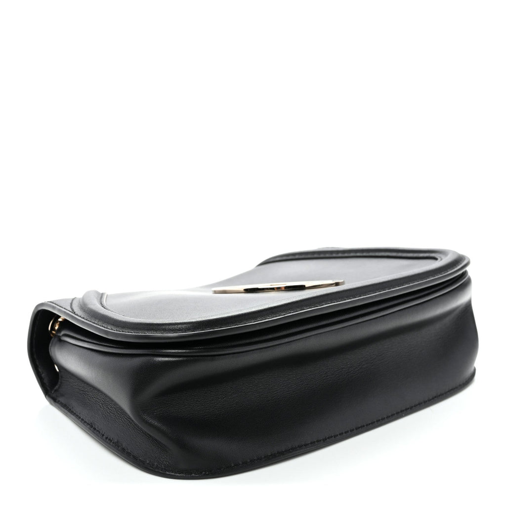 Calfskin Blondie Medium Shoulder Bag Black